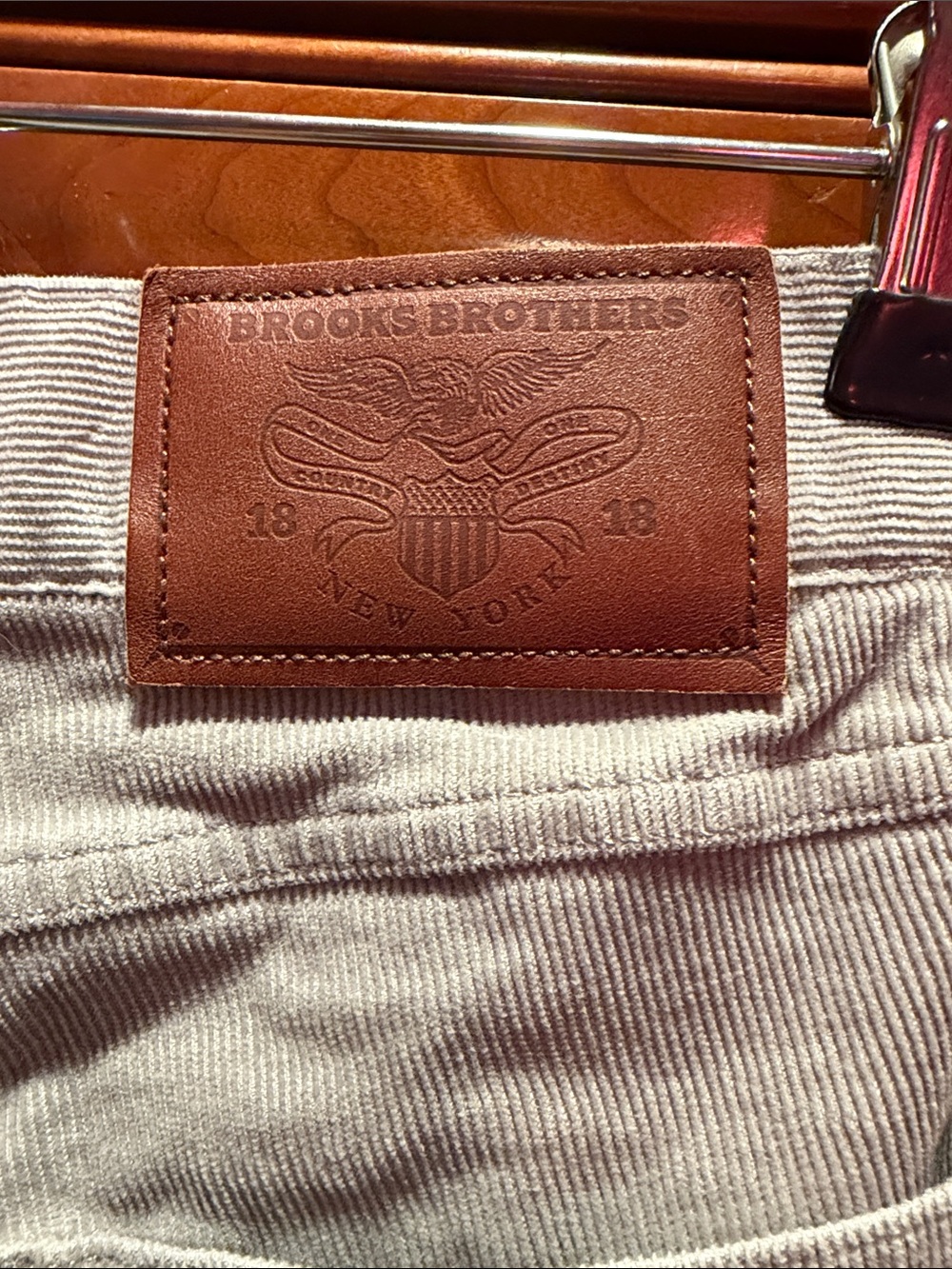 Brooks Brothers Light Gray corduroys - Picture 3 of 5